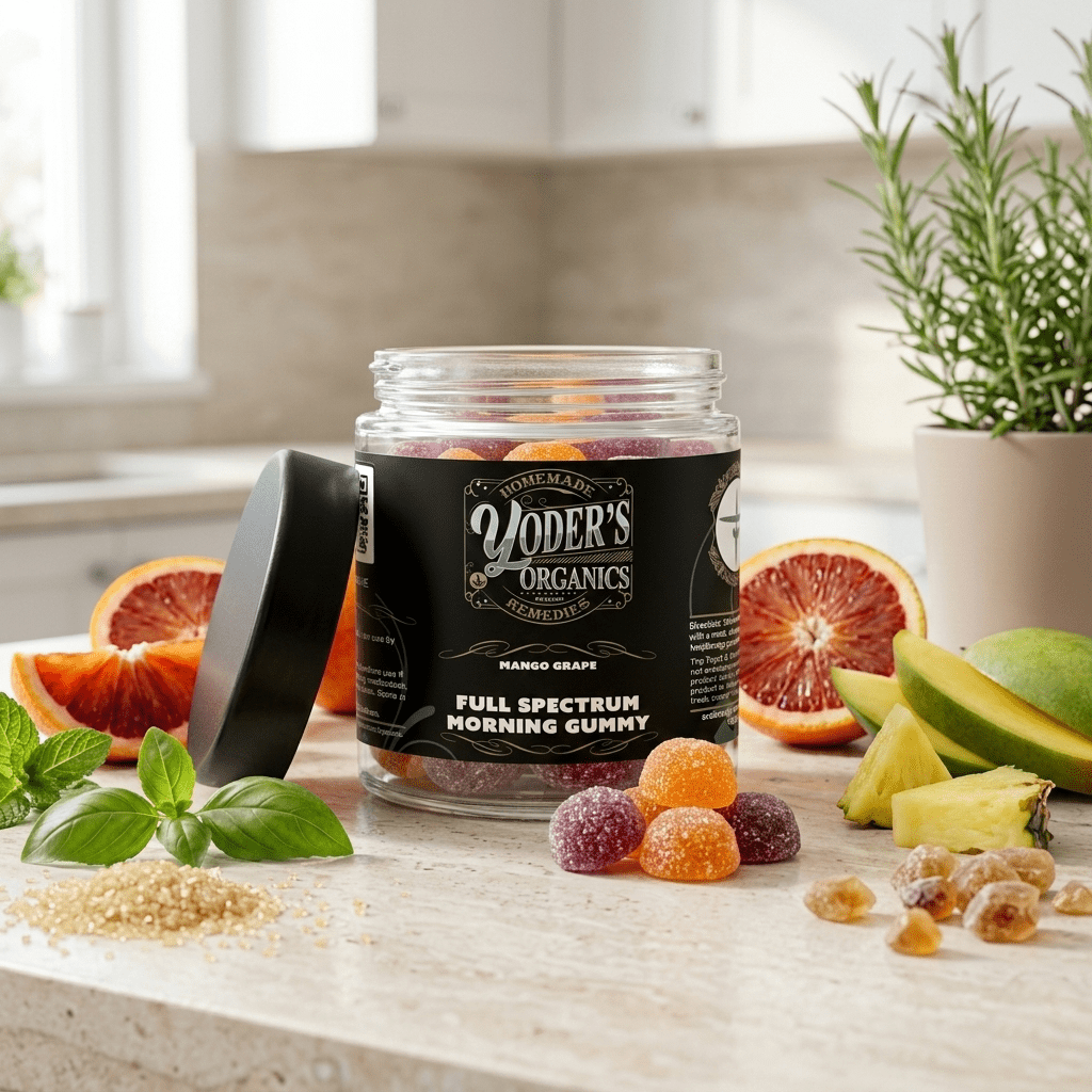 Full Spectrum Morning Gummies - Yoder's Organics