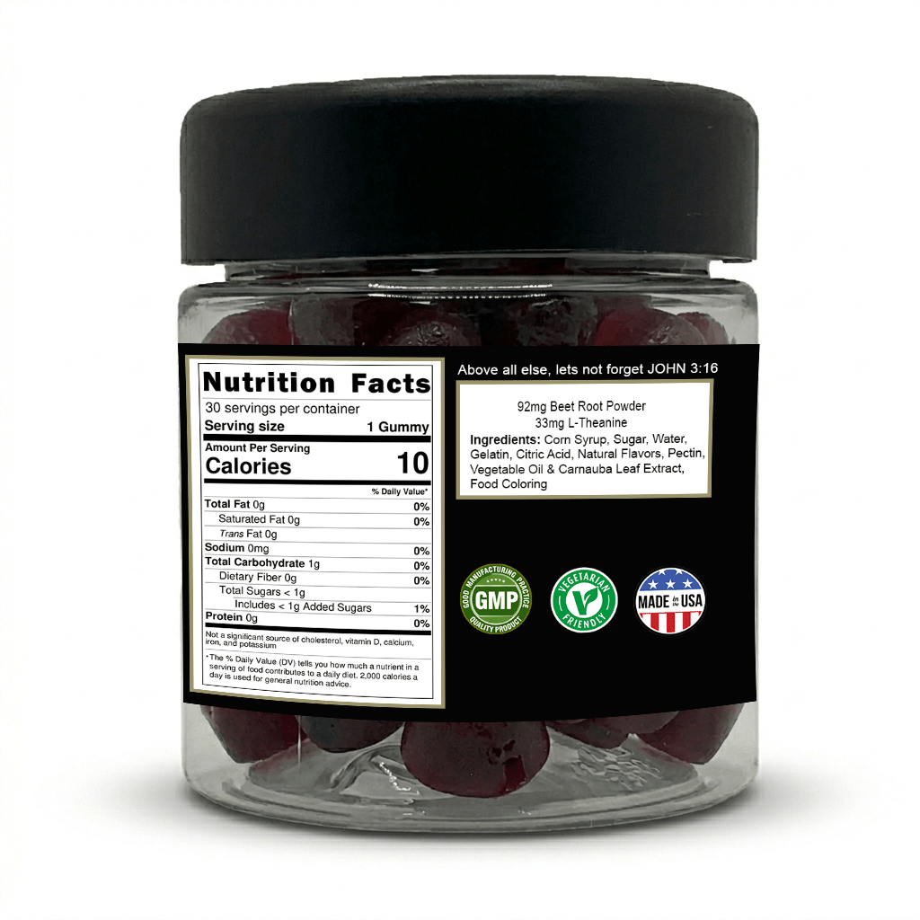 Beet Root Gummies - Yoder's Organics