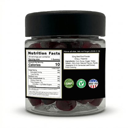 Beet Root Gummies - Yoder's Organics