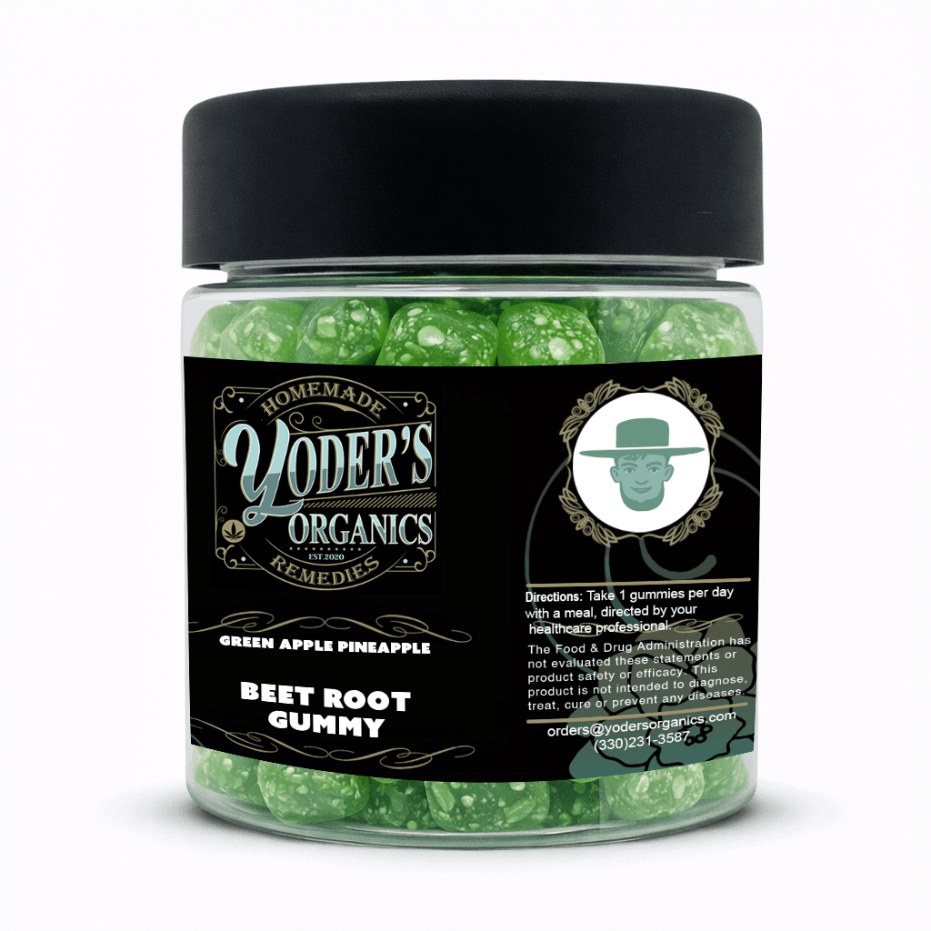 Beet Root Gummies - Green Apple Pinapple - Yoder's Organics