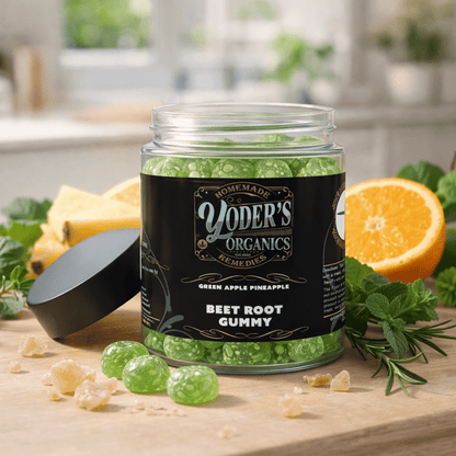 Beet Root Gummies - Green Apple Pinapple - Yoder's Organics