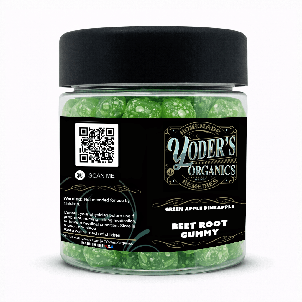 Beet Root Gummies - Green Apple Pinapple - Yoder's Organics