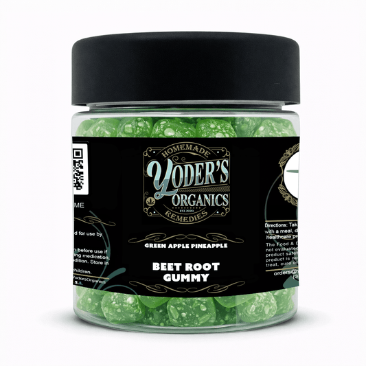 Beet Root Gummies - Green Apple Pinapple - Yoder's Organics