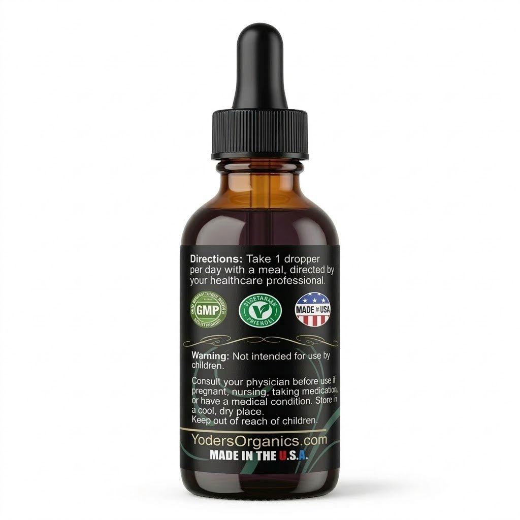 Elderberry Soothe & Defend Herbal Tincture - Yoder's Organics