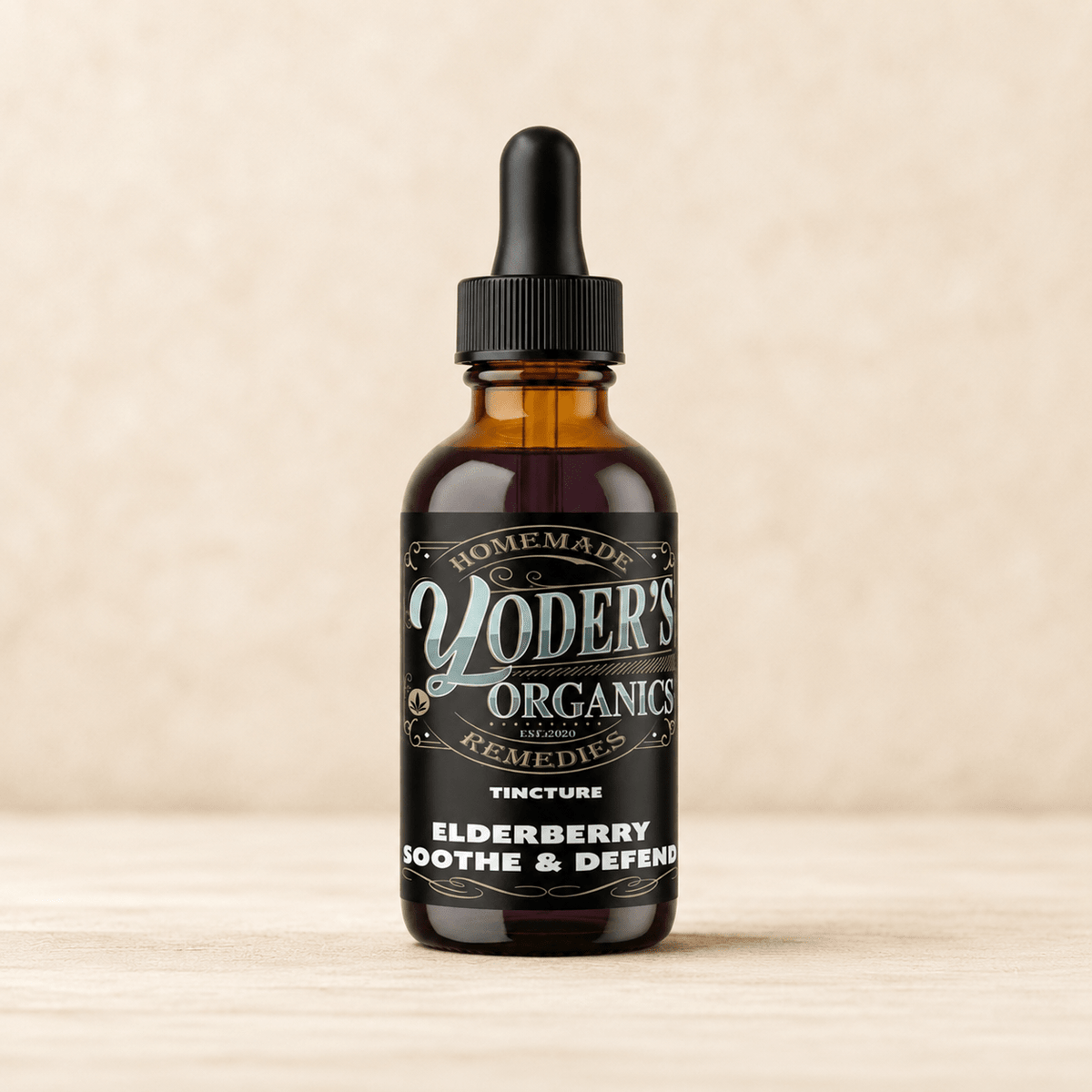 Elderberry tincture from the Essentials Trio bundle
