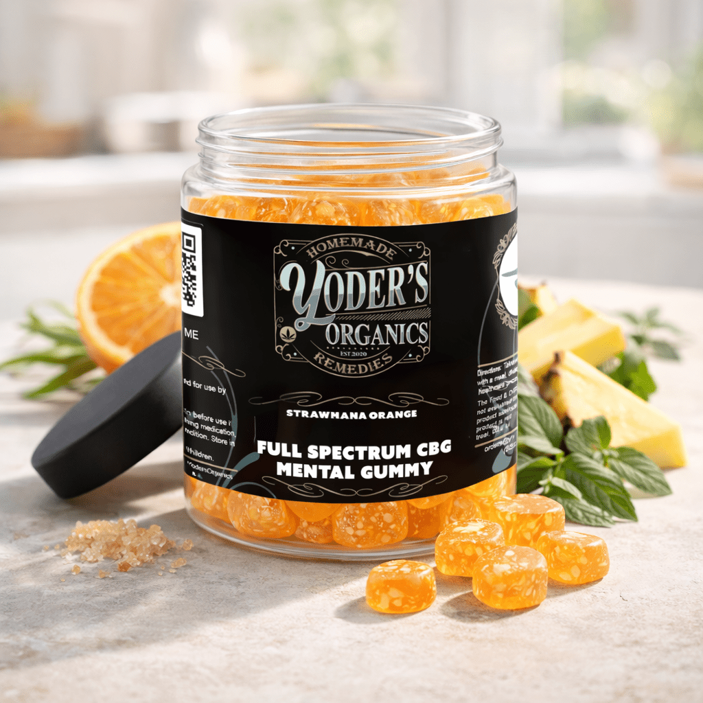 Full Spectrum CBG Mental Gummies - Yoder's Organics