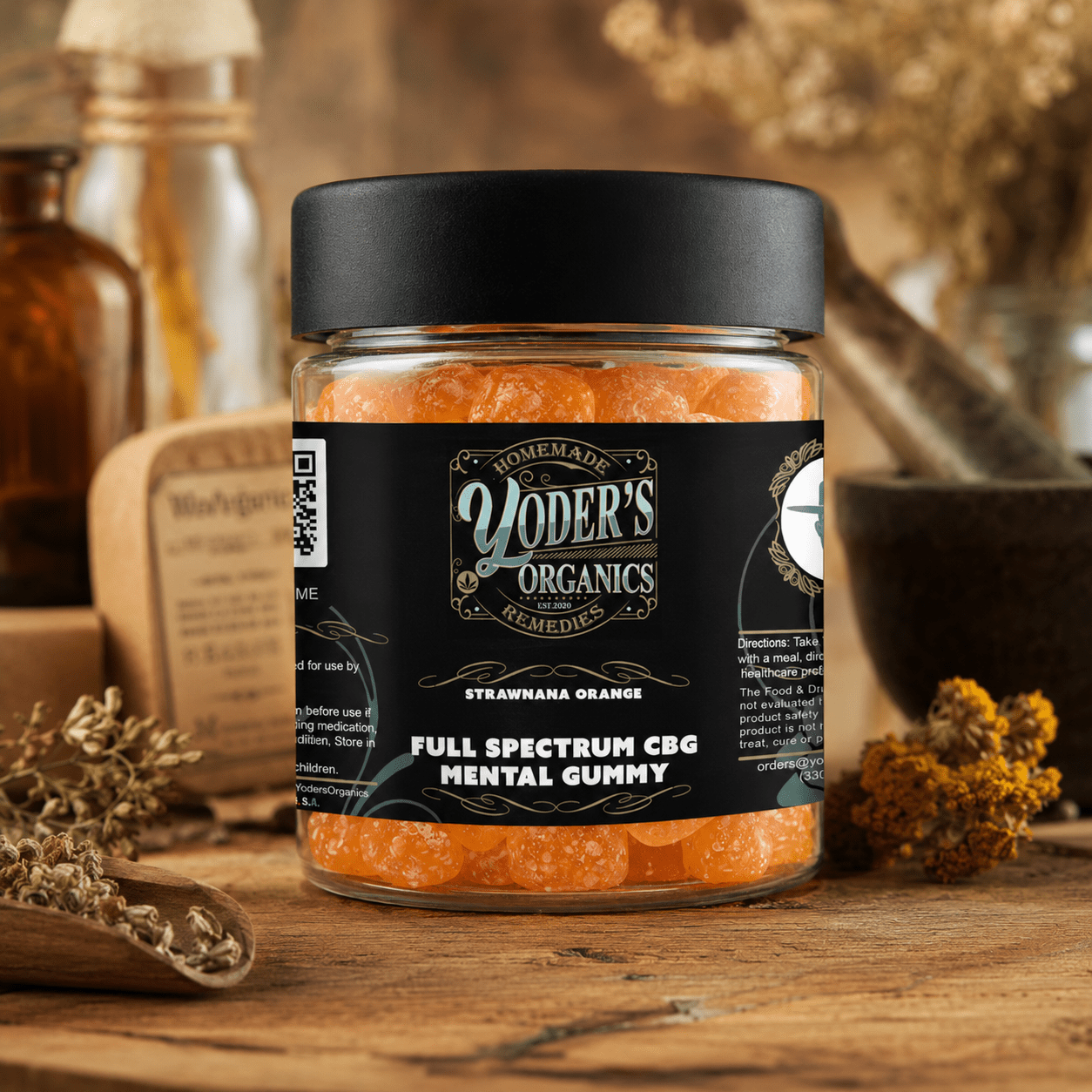 Full Spectrum CBG Mental Gummies - Yoder's Organics