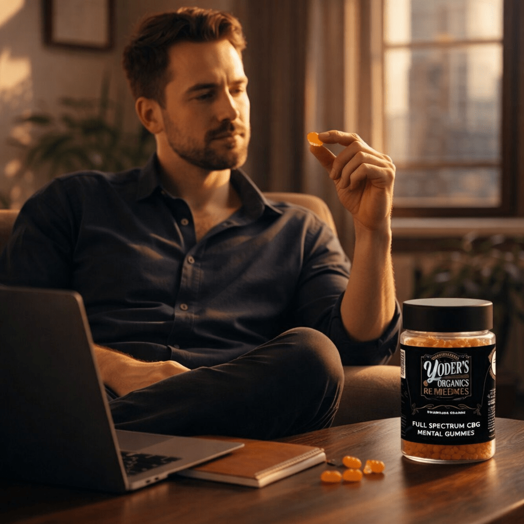 Full Spectrum CBG Mental Gummies - Yoder's Organics