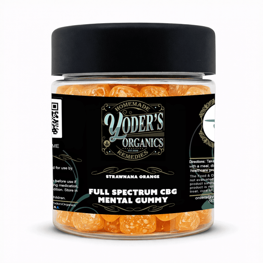 Full Spectrum CBG Mental Gummies - Yoder's Organics