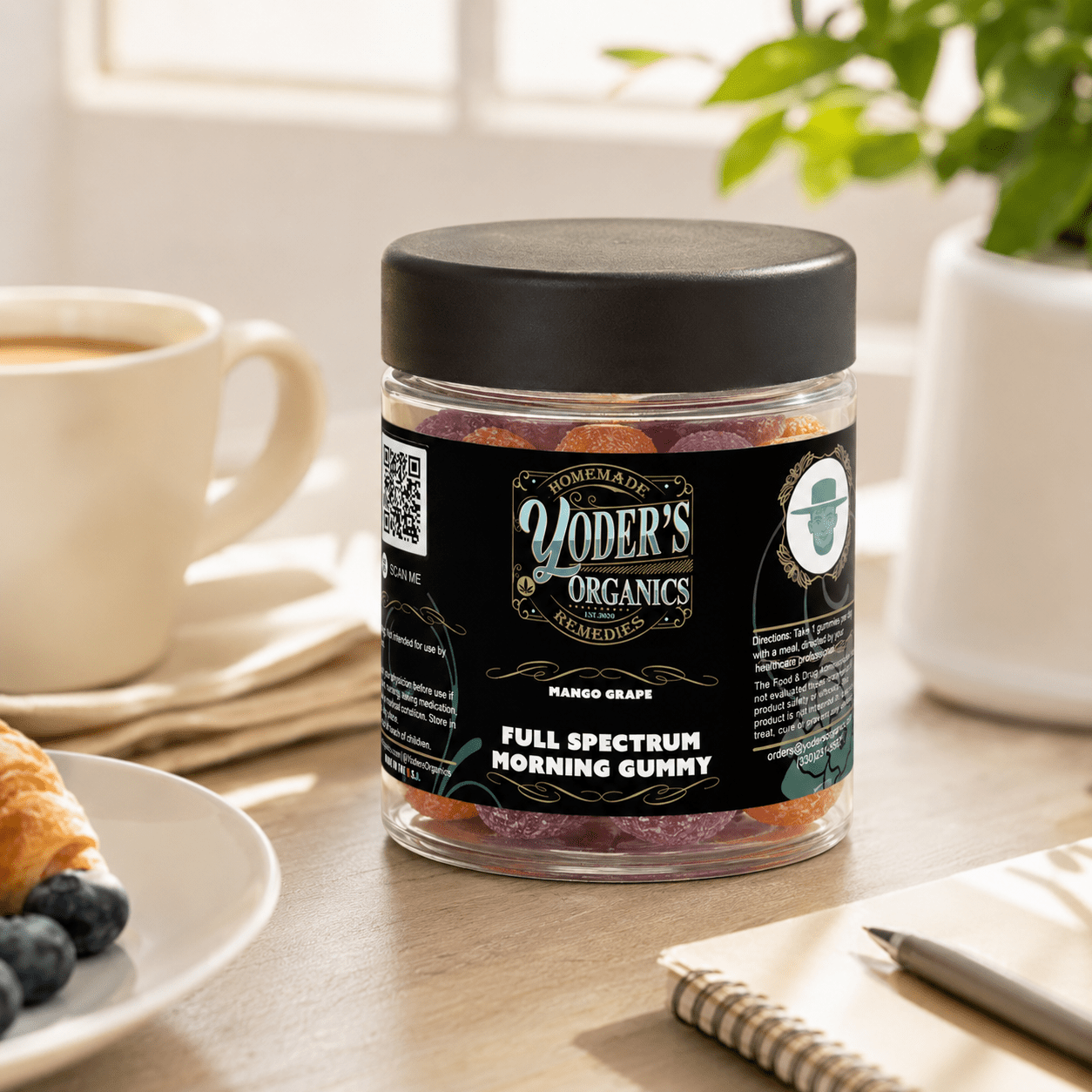 Full Spectrum Morning Gummies - Yoder's Organics