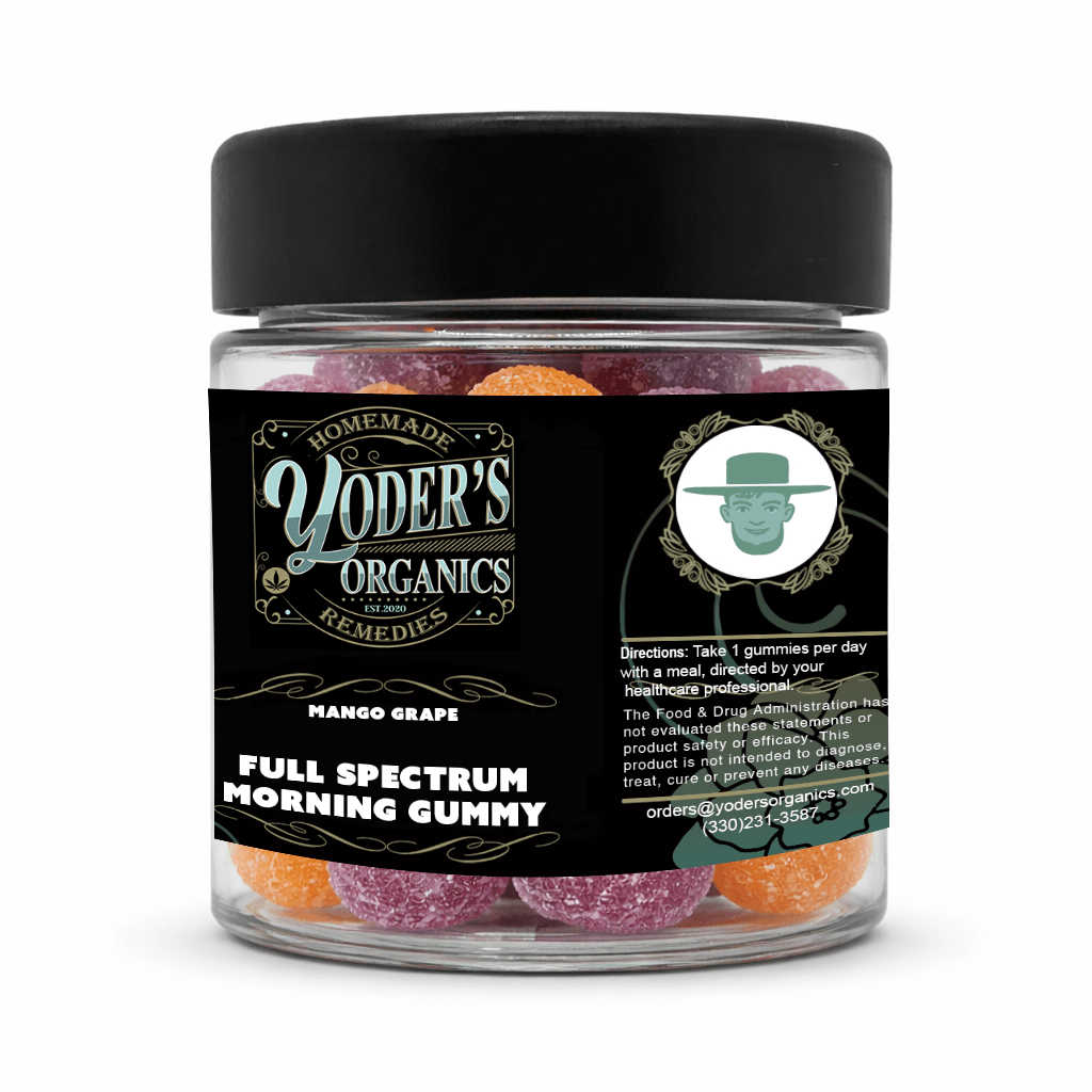 Full Spectrum Morning Gummies - Yoder's Organics