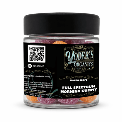 Full Spectrum Morning Gummies - Yoder's Organics
