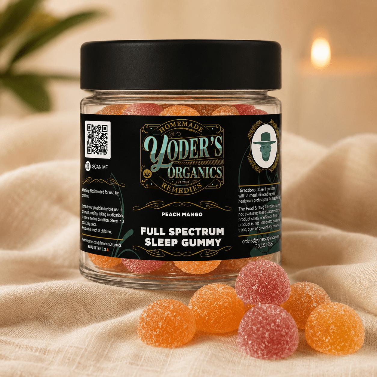 Full Spectrum Sleep Gummies - Yoder's Organics