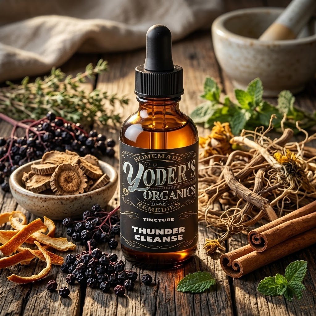 Thunder Cleanse Herbal Tincture - Yoder's Organics