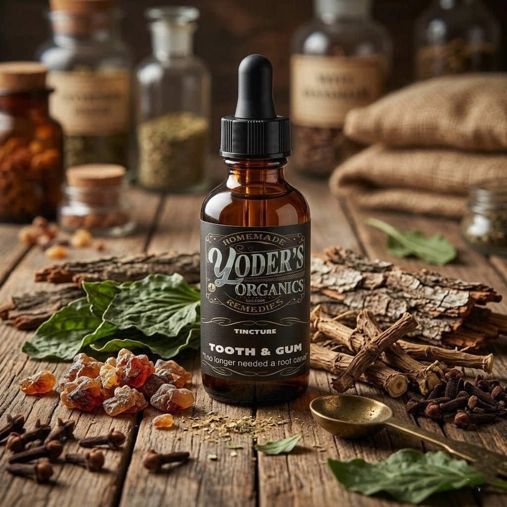 Tooth & Gum Herbal Tincture - Yoder's Organics