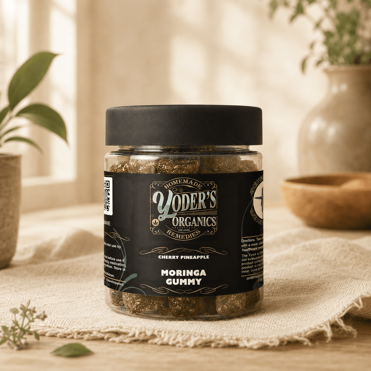 Moringa gummies from the Whole Routine bundle